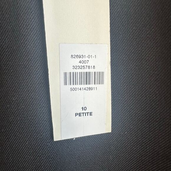 Banana Republic High Rise Flare Italian Wool Pant 10P Black 826931 - Picture 5 of 14